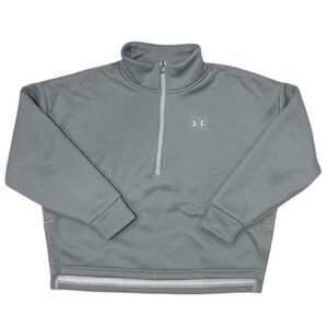 Under Armour Women's Warm Armour Fleece 1/2 Zip Pullover - Mod Gray